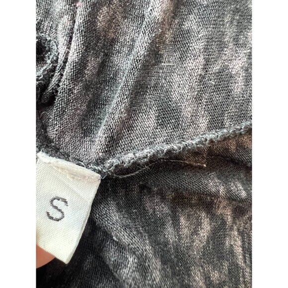 Affliction Skull Tee Shirt Small Burnout T-Shirt Studded Goth‎ Grunge Flag USA - Picture 4 of 7